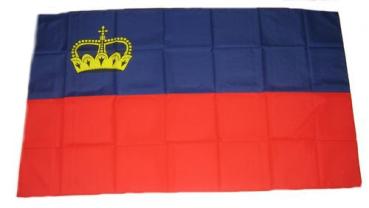 Fahne / Flagge Liechtenstein 30 x 45 cm