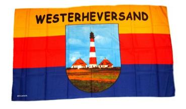 Fahne / Flagge Westerheversand 30 x 45 cm