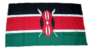 Fahne / Flagge Kenia 30 x 45 cm