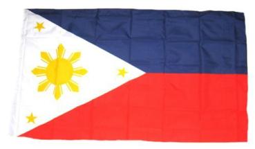 Fahne / Flagge Philippinen 30 x 45 cm