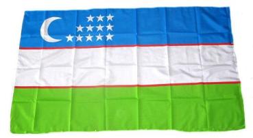 Fahne / Flagge Usbekistan 30 x 45 cm