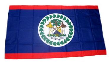 Fahne / Flagge Belize 30 x 45 cm