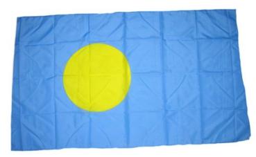 Fahne / Flagge Palau 30 x 45 cm