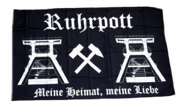 Fahne / Flagge Ruhrpott 30 x 45 cm