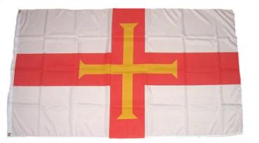 Fahne / Flagge Guernsey 60 x 90 cm