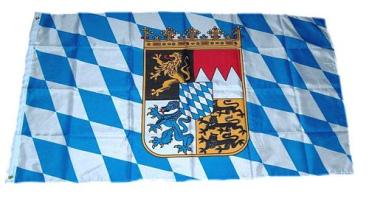 Fahne / Flagge Freistaat Bayern Wappen 60 x 90 cm