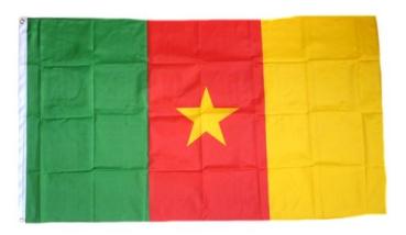 Fahne / Flagge Kamerun 60 x 90 cm