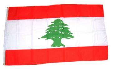 Fahne / Flagge Libanon 60 x 90 cm