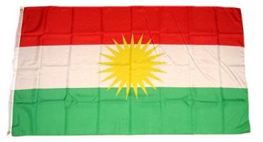 Fahne / Flagge Kurdistan 60 x 90 cm