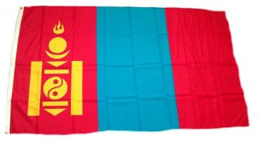 Fahne / Flagge Mongolei 60 x 90 cm