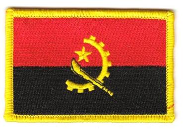 Fahnen Aufnäher Angola