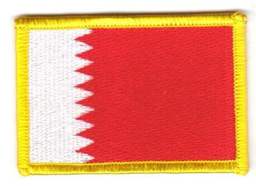 Fahnen Aufnäher Bahrain