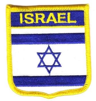 Wappen Aufnäher Fahne Israel