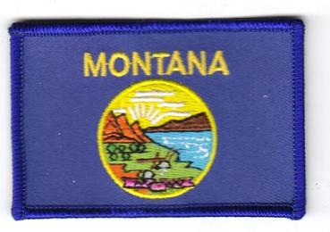 Fahnen Aufnäher USA - Montana