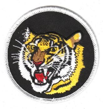 Aufnäher Patch Tiger rund