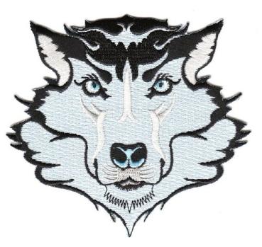 Aufnäher Patch Wolf