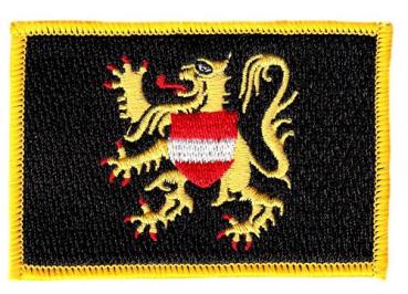 Fahnen Aufnäher Belgien - Flämisch Brabant