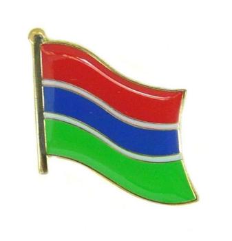 Fahnen Anstecker Pin Gambia