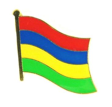 Fahnen Anstecker Pin Mauritius