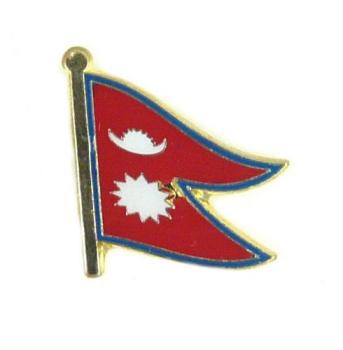 Fahnen Anstecker Pin Nepal