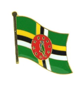 Fahnen Anstecker Pin Dominica