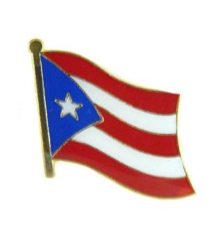 Fahnen Anstecker Pin Puerto Rico