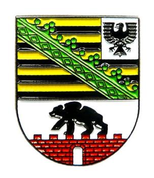 Wappen Pin Anstecker Sachsen Anhalt