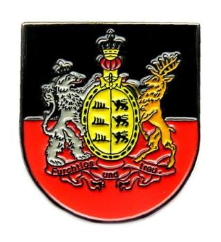 Wappen Pin Anstecker Württemberg Furchtlos & Treu