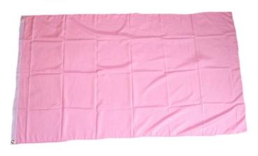 Fahne / Flagge Einfarbig Rosa 60 x 90 cm