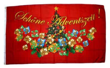 Fahne / Flagge Schöne Adventszeit 60 x 90 cm