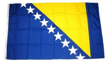 Fahne / Flagge Bosnien Herzegowina 90 x 150 cm