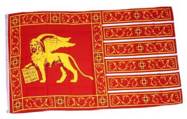 Fahne / Flagge Italien - Venedig Yachtflagge 90 x 150 cm