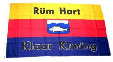 Fahne / Flagge Rüm Hart Klaar Kiming 90 x 150 cm