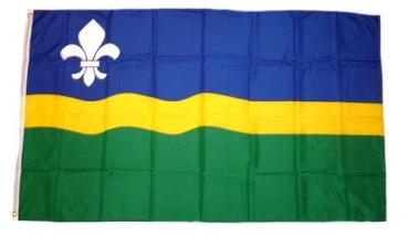 Fahne / Flagge Niederlande - Flevoland 90 x 150 cm