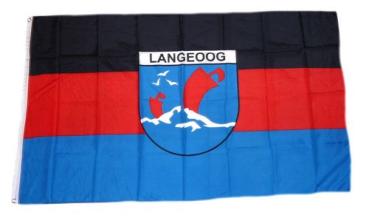 Fahne / Flagge Insel Langeoog 90 x 150 cm