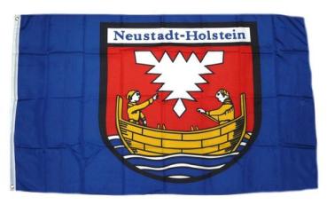 Fahne / Flagge Neustadt Holstein 90 x 150 cm