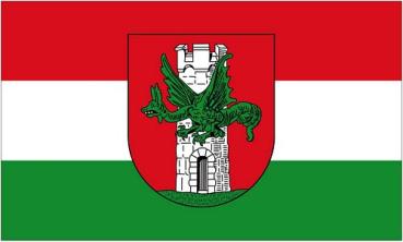 Fahne / Flagge Österreich - Klagenfurt 90 x 150 cm