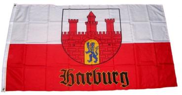 Fahne / Flagge Hamburg - Harburg 90 x 150 cm