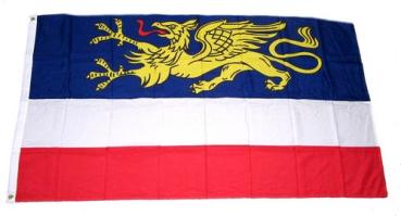 Fahne / Flagge Rostock 90 x 150 cm