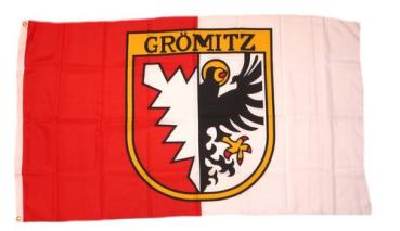 Fahne / Flagge Grömitz 90 x 150 cm