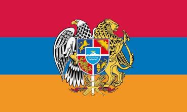 Fahne / Flagge Armenien Wappen 90 x 150 cm Fahnen