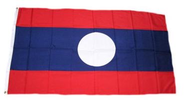 Fahne / Flagge New Laos 90 x 150 cm