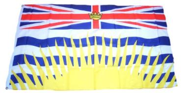 Fahne / Flagge Kanada - British Columbia 90 x 150 cm