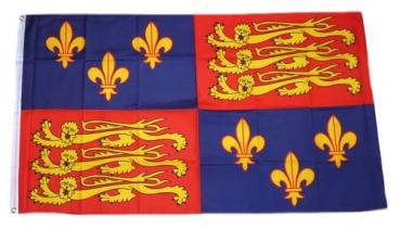 Fahne / Flagge Großbritannien Royal Banner 16. Jh. 90 x 150 cm