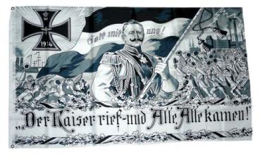 Fahne / Flagge Deutsches Reich Kaiser Wilhelm 90 x 150 cm