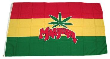 Fahne / Flagge Marijuana 90 x 150 cm