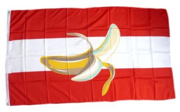 Fahne / Flagge Bananenrepublik Österreich 90 x 150 cm