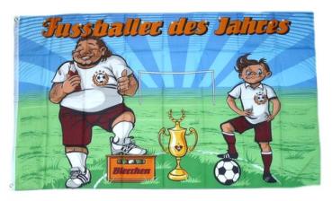 Fahne / Flagge Fußballer des Jahres 90 x 150 cm