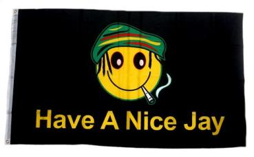 Fahne / Flagge Have a Nice Jay Marijuana 90 x 150 cm