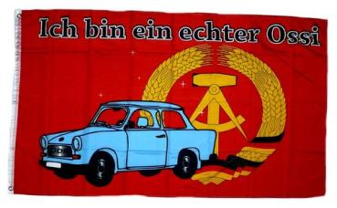 Fahne / Flagge Echter Ossi DDR 90 x 150 cm